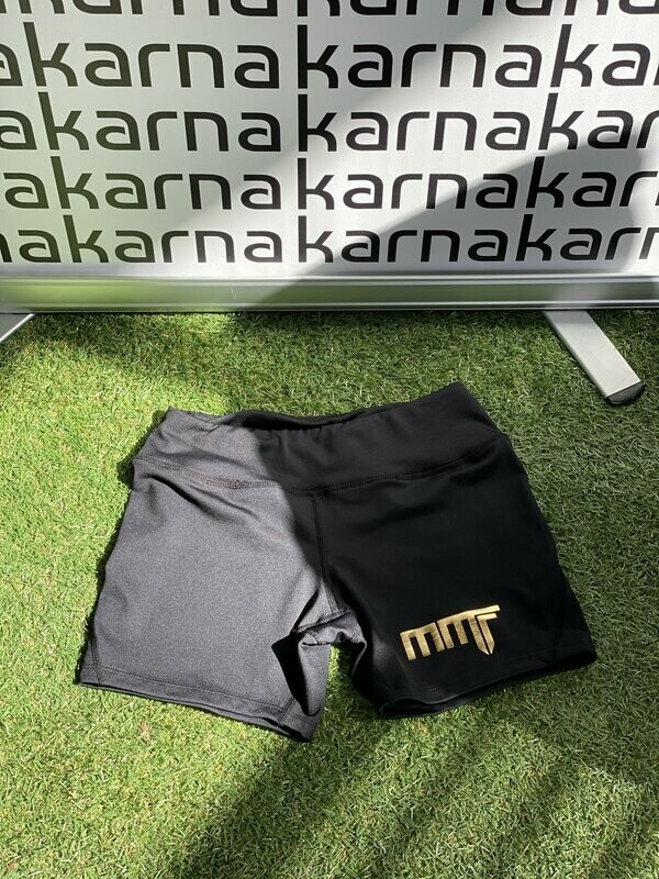 MMF BLACK LADIES GYM SHORTS
