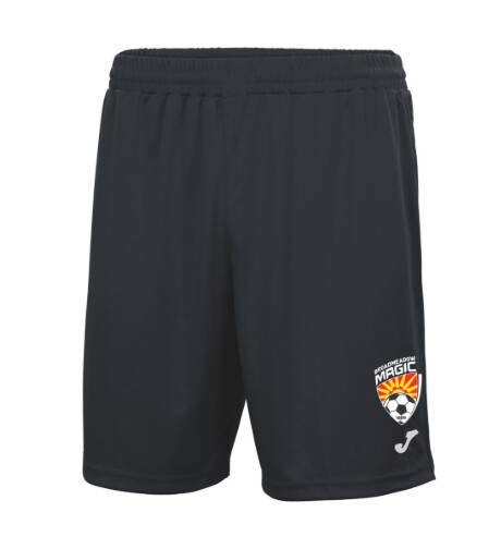 BROADMEADOW MAGIC BLACK TRAINING SHORTS