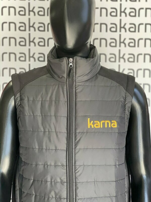 KARNA SPORTS BLACK PUFFER VEST