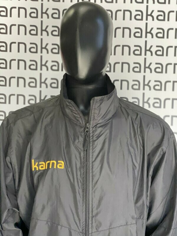 KARNA SPORTS BLACK SPRAY JACKET LINED