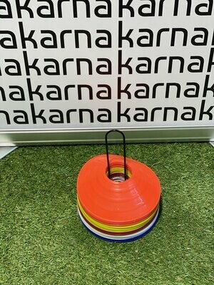 KARNA SPORTS TRAINING CONES WITH CARRY ORGANIZER