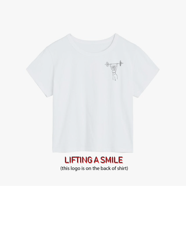 LADIES L-A-S. MIDRIFF CROP T SHIRT