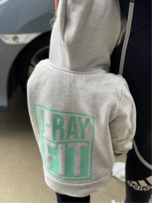 JRF KIDS HOODIE (LOGO CENTRED ON BACK)
