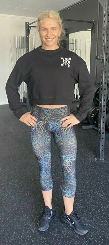 JRF LADIES MIDRIFF CROP SWEATER