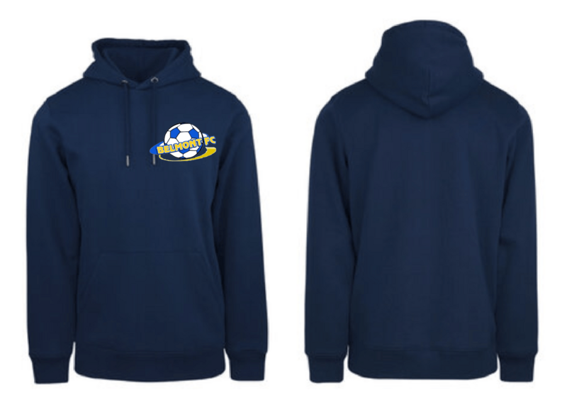 BELMONT FC CLUB UNISEX HOODIE WITH BELMONT FC LOGO