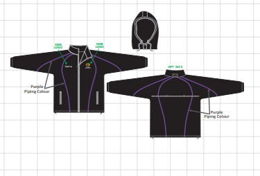 LAKESIDE BLACK UNISEX SPRAY JACKET
