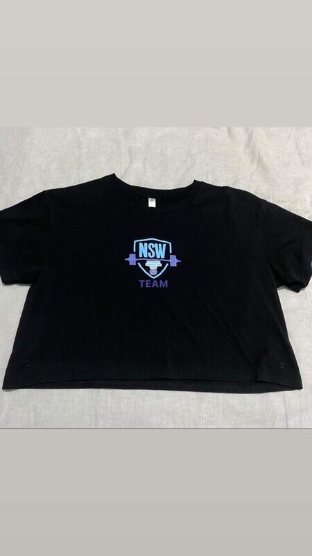APU NSW LADIES MIDRIFF CROP TEE SHIRT