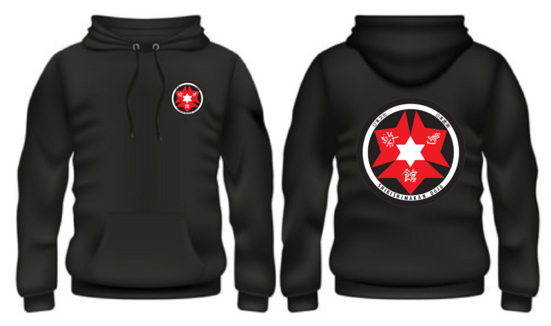 GLOBAL LANGUAGE AND CULTURE BLACK HOODIE