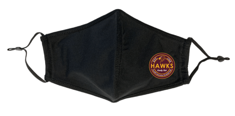 CARDIFF HAWKS AFL ADJUSTABLE FACE MASK - ONE SIZE