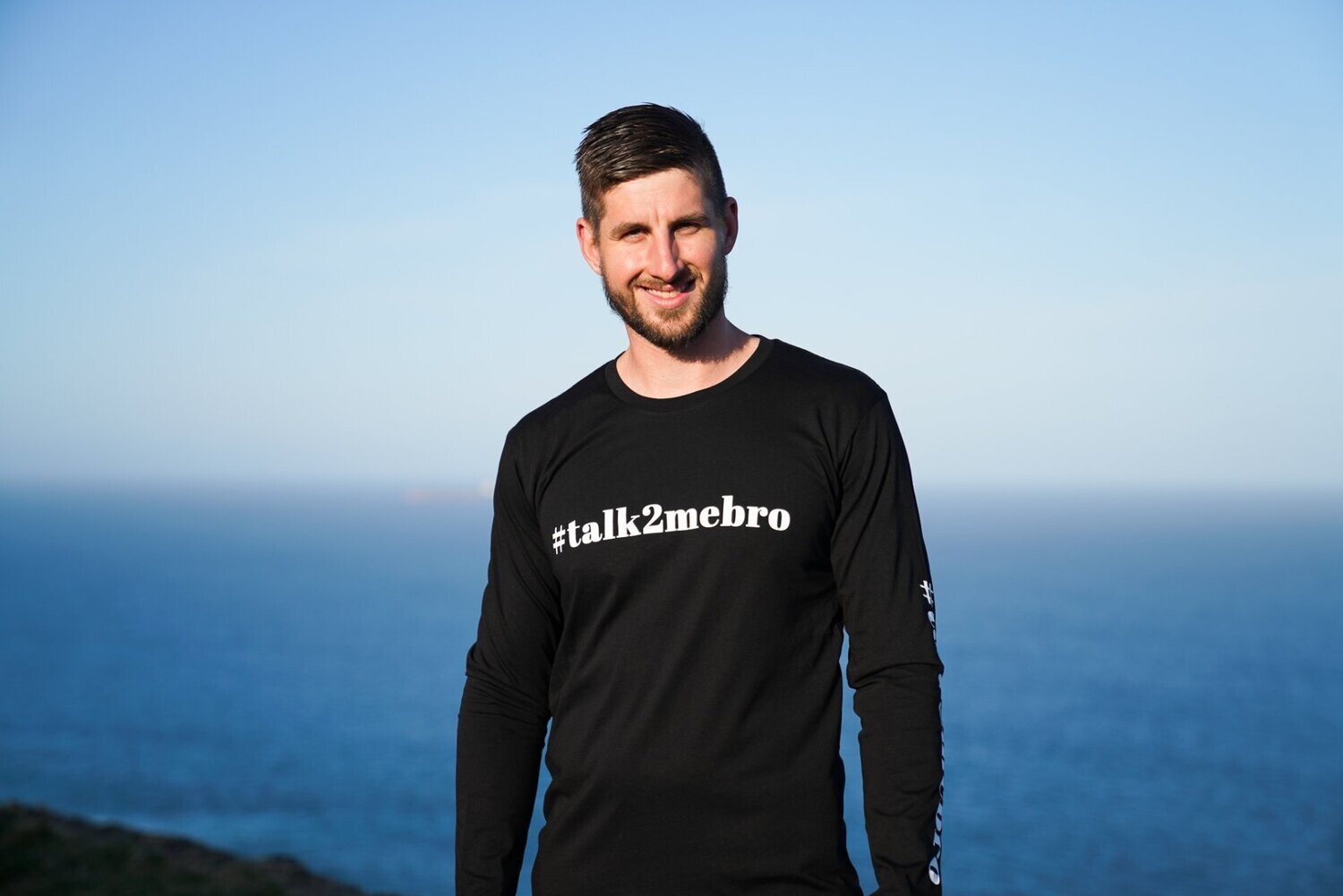 #talk2mebro LONG SLEEVE TEE SHIRT UNISEX - CHOICE OF COLOURS
