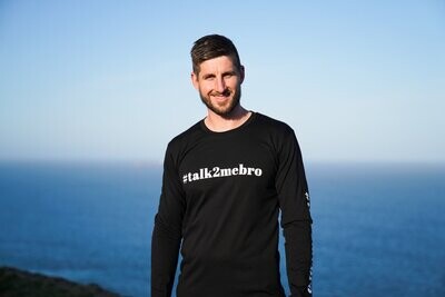 #talk2mebro LONG SLEEVE TEE SHIRT UNISEX - CHOICE OF COLOURS