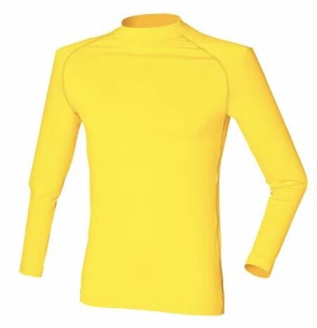 LONG SLEEVE BASE LAYER SHIRT YELLOW