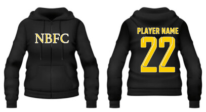 NELSON BAY FC NBFC LOGO HOODIE WITH ZIP - UNISEX