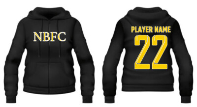 NELSON BAY FC NBFC LOGO HOODIE WITH ZIP - UNISEX