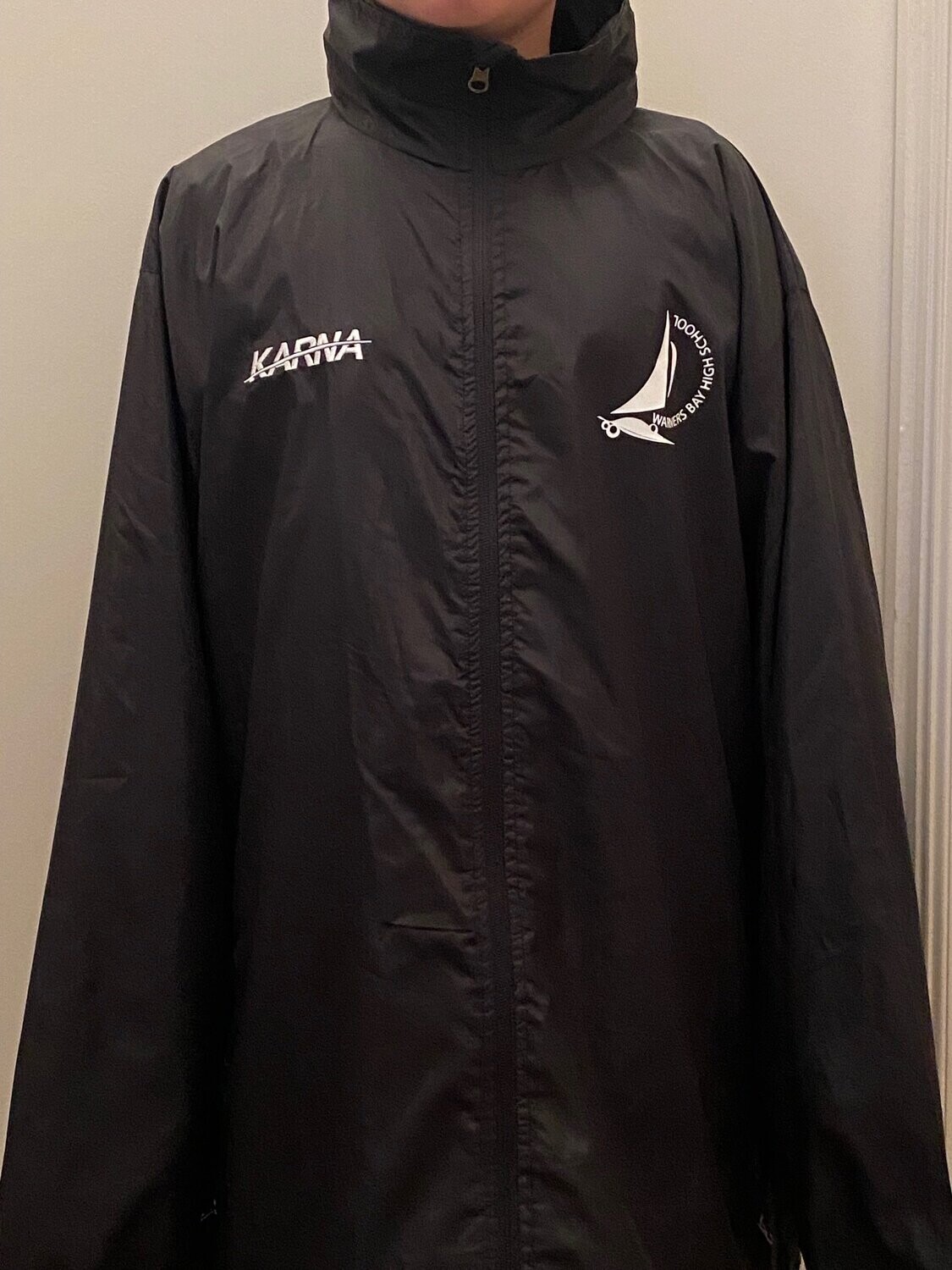 WARNERS BAY HIGH SCHOOL SPRAY JACKET WITH LOGO UNISEX