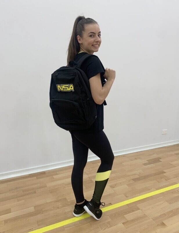 NSA BACKPACK WITH INITIALS