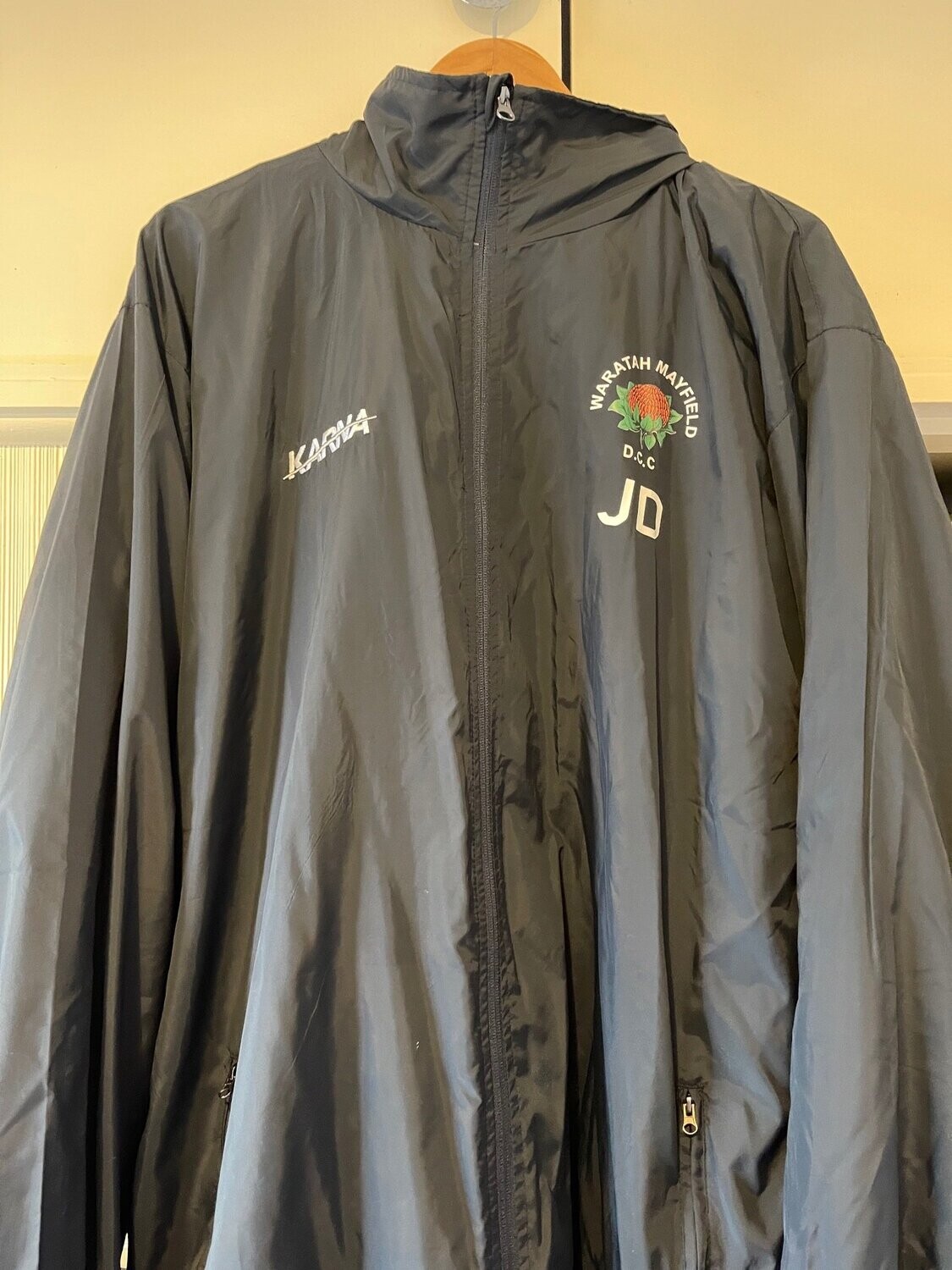 WARATAH MAYFIELD DCC NAVY SPRAY JACKET WITH CLUB LOGO
