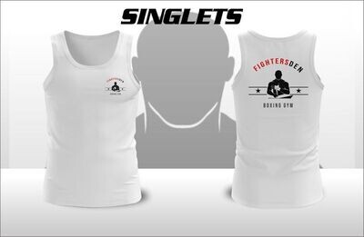 FIGHTERS CLUB WHITE TANK TOP