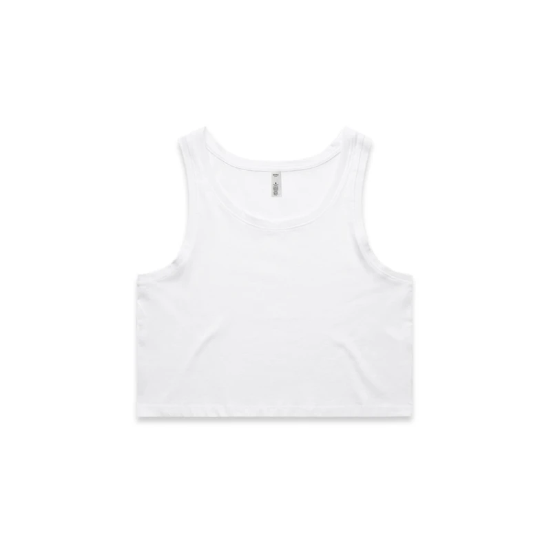 FIGHTERS DEN LADIES WHITE CROP