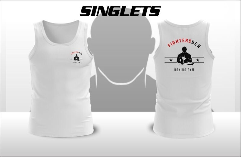 FIGHTERS DEN KIDS TANK TOP WHITE