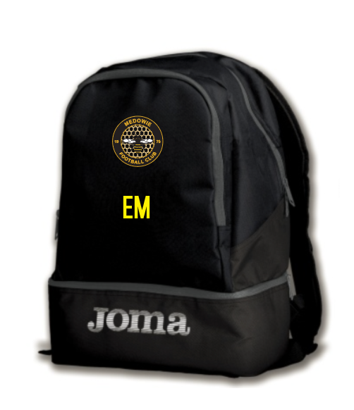 MEDOWIE FC BACKPACK WITH BOOT COMPARTMENT