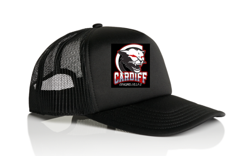 CARDIFF COUGARS TRUCKER CAP - ADJUSTABLE - OSFA