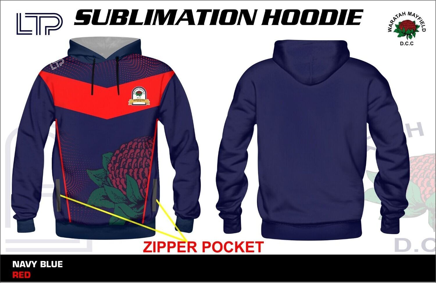 WARATAH 100 YEAR HOODIE