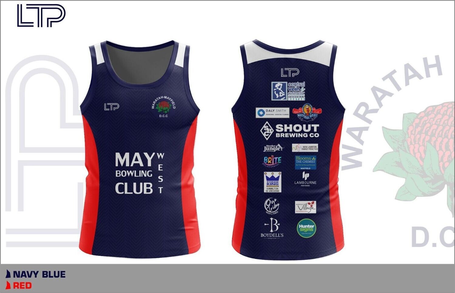 WARATAH MAYFIELD DCC TRAINING SINGLET