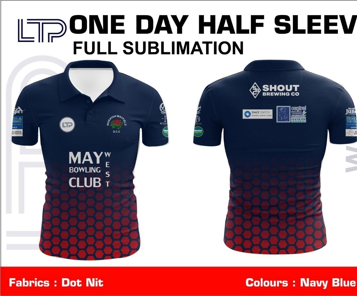 WARATAH MAYFIELD ONE DAY PLAYING SHIRT SHORT SLEEVE