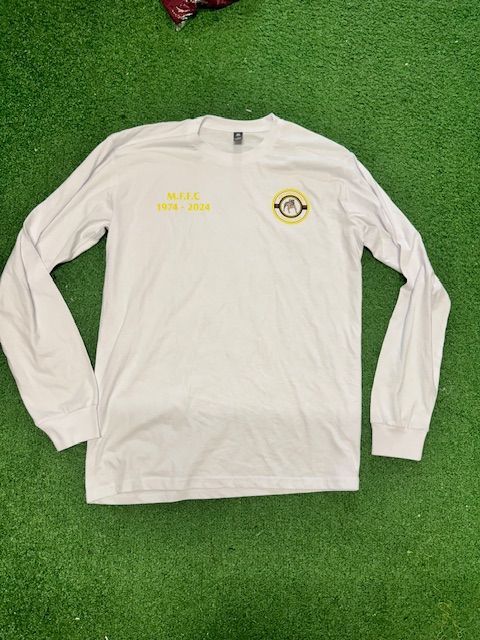 MARYLAND 50 YEAR ANNIVERSAY LONG WHITE TEE