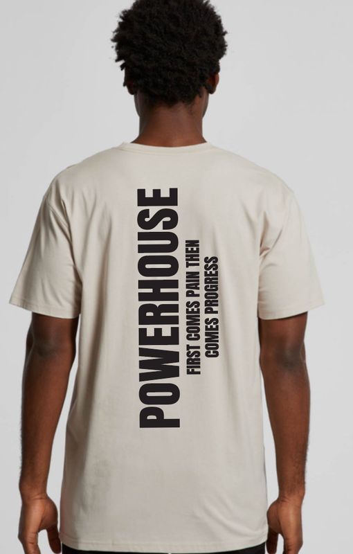 POWERHOUSE FITNESS - Bone Men's Tee