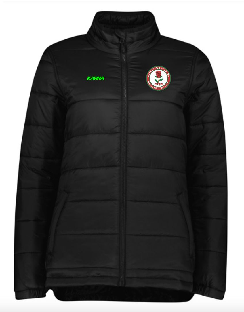 ADAMSTOWN ROSEBUD NPLW PLAYERS / SUPPORTERS PADDED JACKET