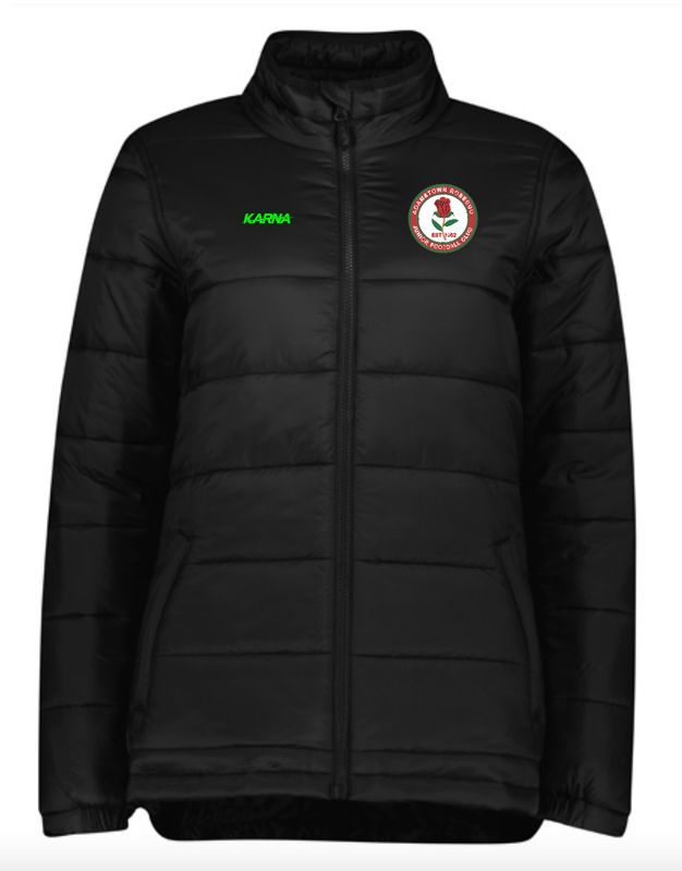 ADAMSTOWN ROSEBUD NPLW PLAYERS / SUPPORTERS PADDED JACKET