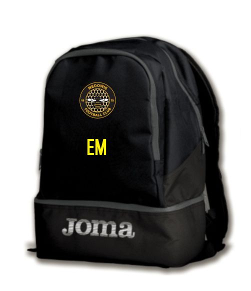 MEDOWIE FC BACKPACK WITH BOOT COMPARTMENT