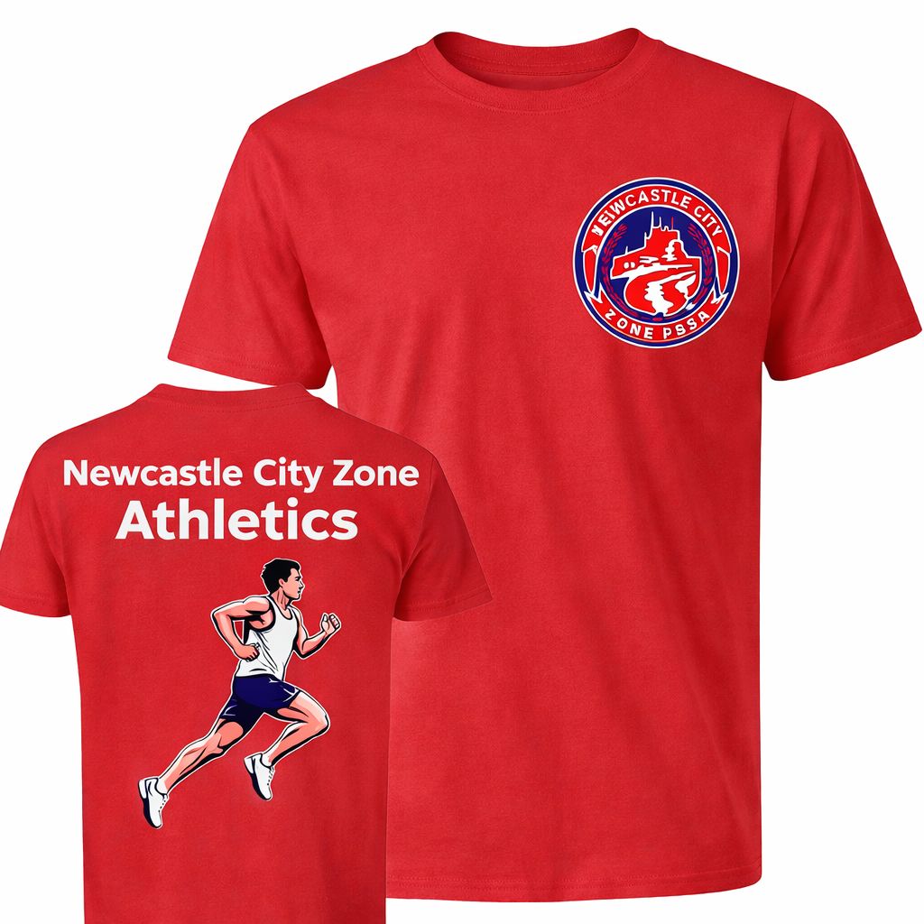 NEWCASTLE PSSA ATHLETICS TEE SHIRT