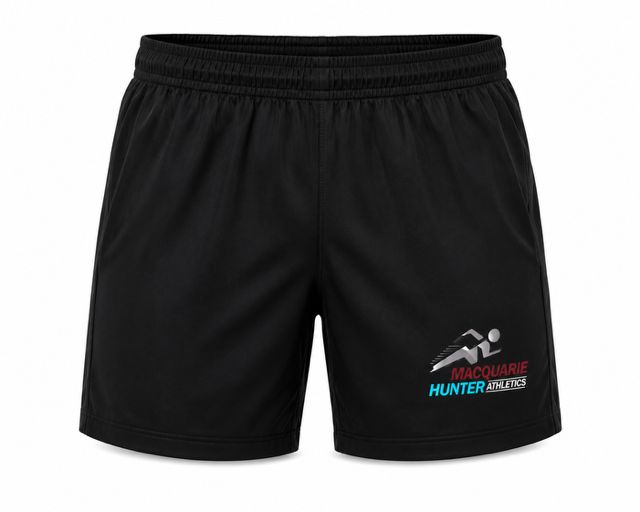 MACQUARIE HUNTER ATHLETICS BOYS STYLE RUNNING SHORTS