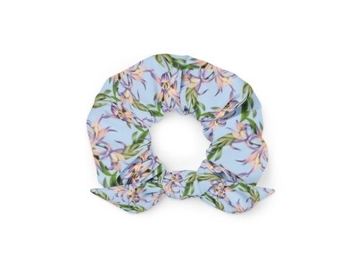 Light Floral Sustainable Scrunchie