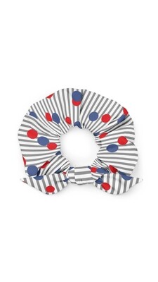 Stripes + Dots Sustainable Scrunchie