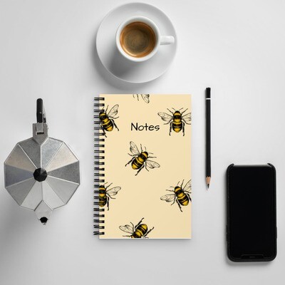 Buzzy Bees Spiral notebook