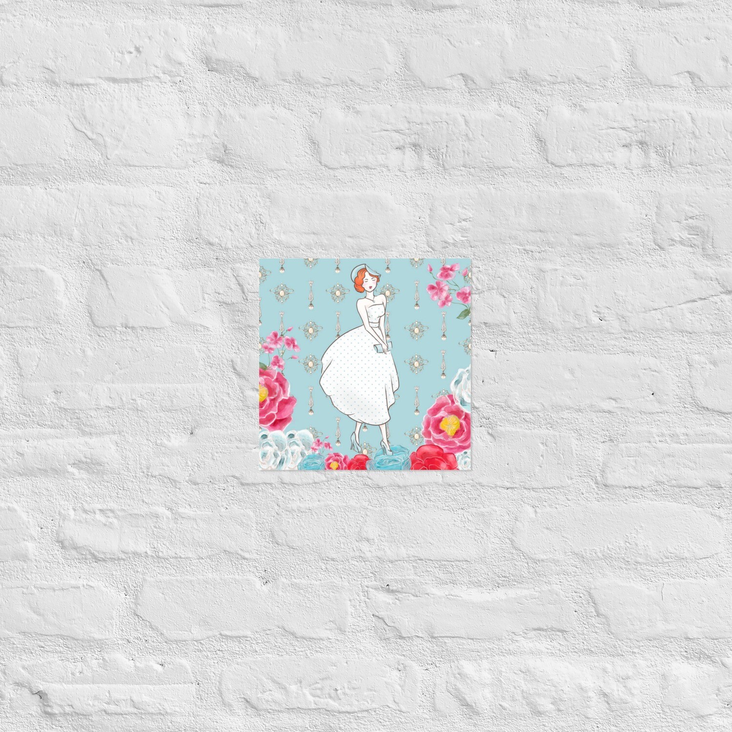 Lovely Lady: Spring Florals Poster (Unframed)