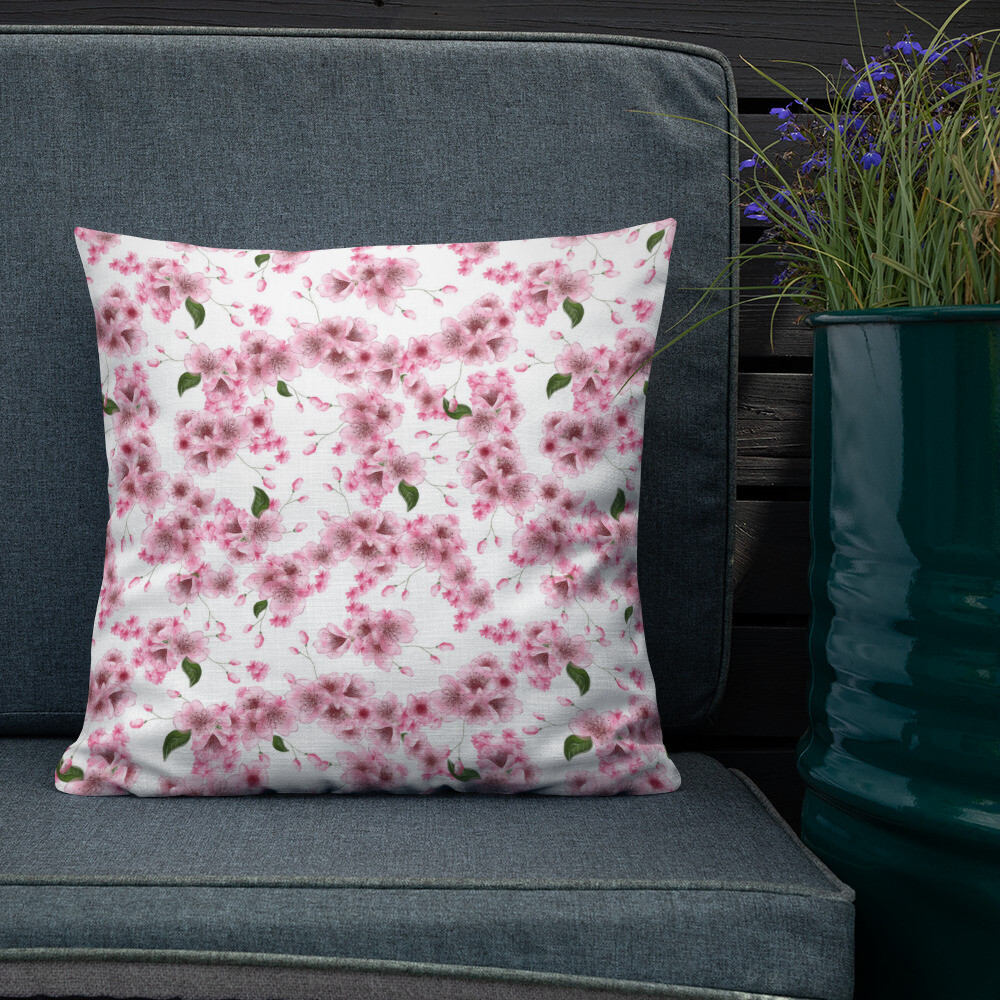 Rosy Day Premium Pillow