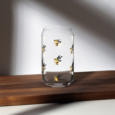 Bee Can-Shaped Glass