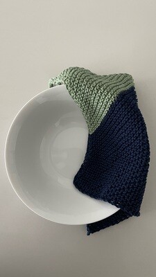 Diagonal Dischcloth Knitting Pattern