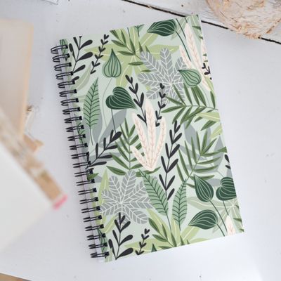 Lively Leaves Spiral Notebook