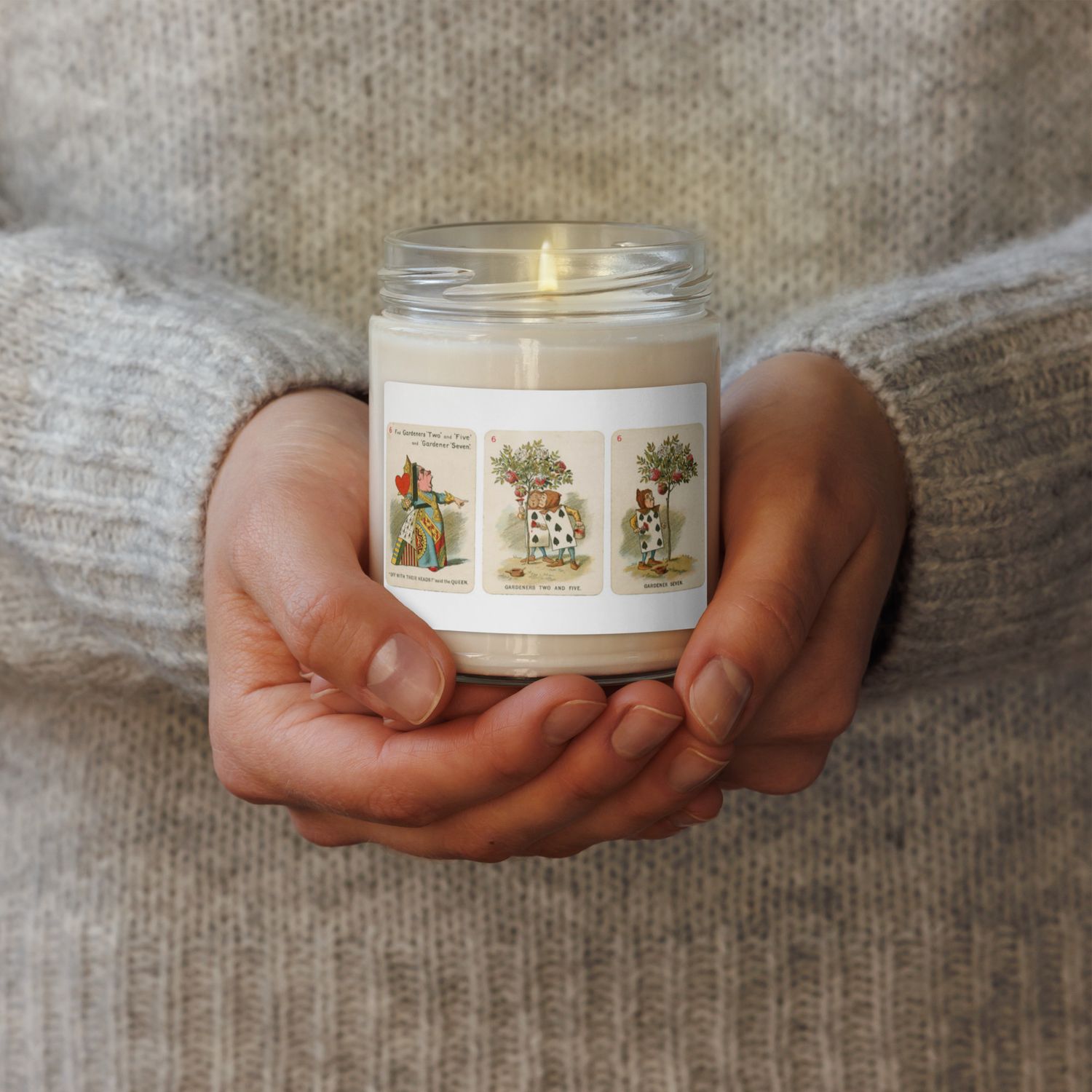 Alice&#39;s Adventures in Wonderland Colour Illustrated Scenes Scented &amp; Unscented Candle