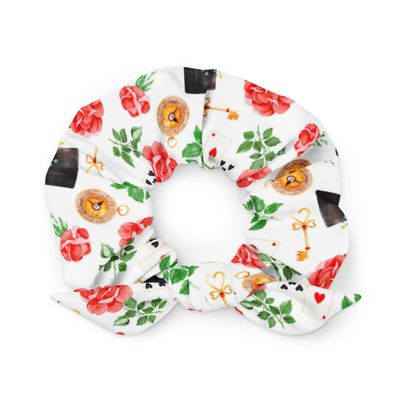 Light Hatter Florals Recycled Scrunchie
