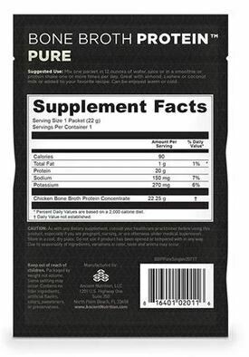 Bone Broth Protein Powder Pure Single Serving Bone Broth Protein Powder Pure Single Serving