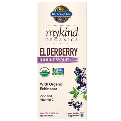 mykind Organics Elderberry Immune Syrup - 6.59 oz mykind Organics Elderberry Immune Syrup - 6.59 oz