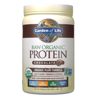 Raw Organic Protein Powder Chocolate - 23.28 oz Raw Organic Protein Powder Chocolate - 23.28 oz