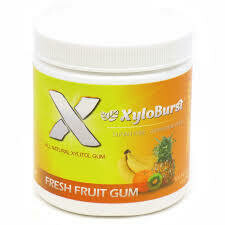 XyloBurst Xylitol Chewing Gum Fruit - 100 Pieces XyloBurst Xylitol Chewing Gum Fruit - 100 Pieces